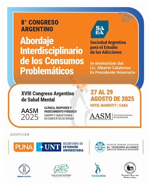 8° Congreso Argentino de Abordaje interdisciplinario de los Consumos Problemáticos